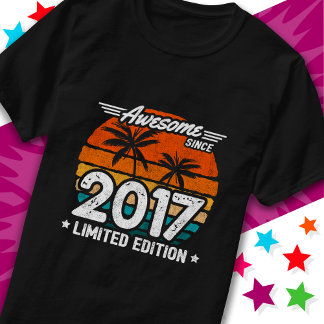 Camiseta Nascer 2017 Limited Edition Retro Incrível Desde 2