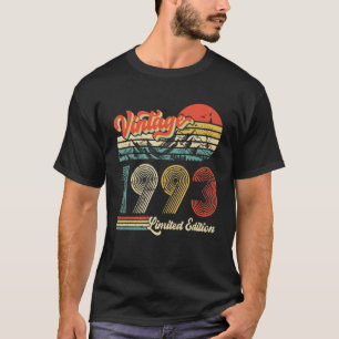 Camiseta Nascer 30 Anos Idosos Vintage Edição Limitada De 1
