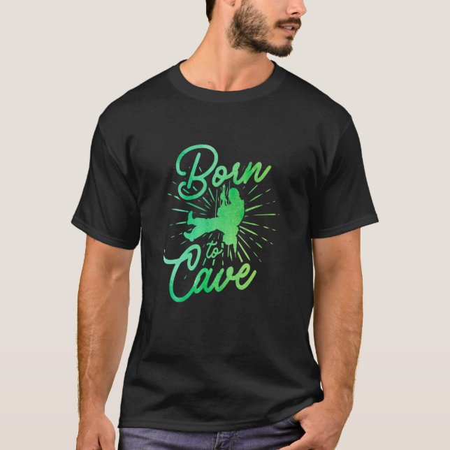 Camiseta Nascer A Caverna Espeleologia Cura Espelhamento Ca (Frente)