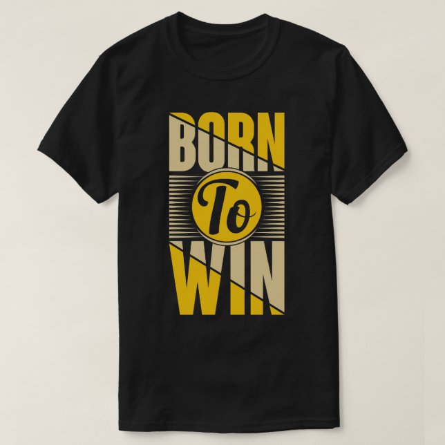 Camiseta Nascer a ganhar (Frente do Design)