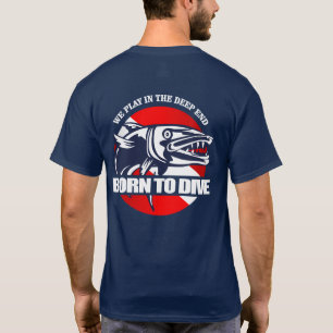 Camiseta Nascer a mergulhar (Barracuda)