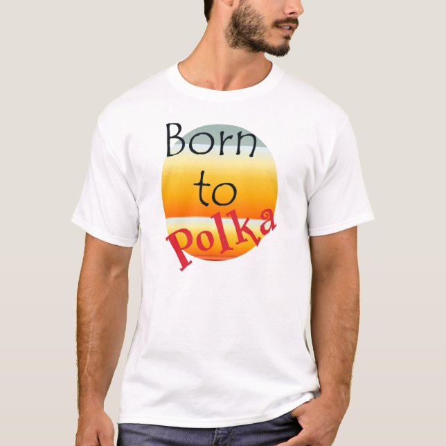 Camiseta nascer à polca (Frente)