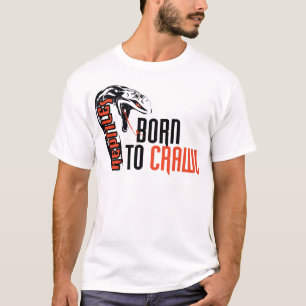 Camiseta Nascer a rastejar - cobra