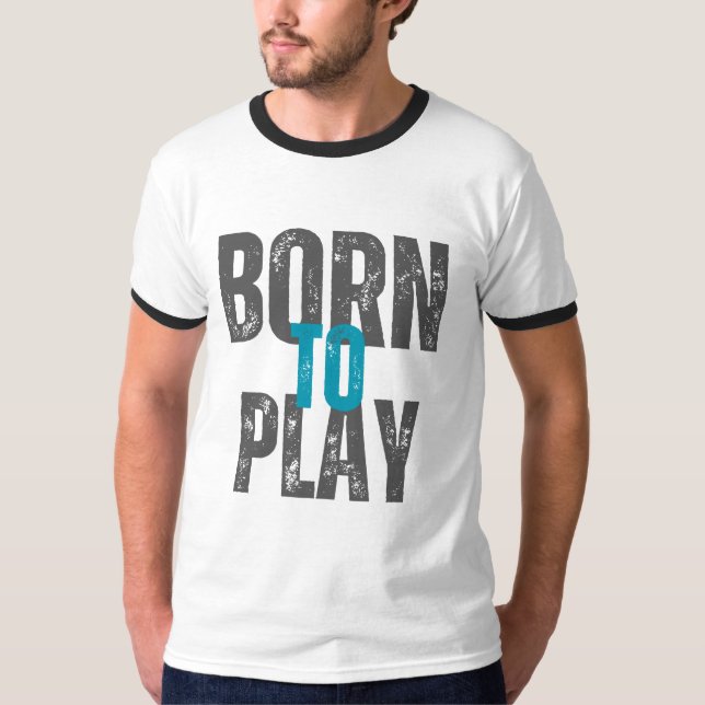 CAMISETA NASCER A REPRODUZIR (Frente)