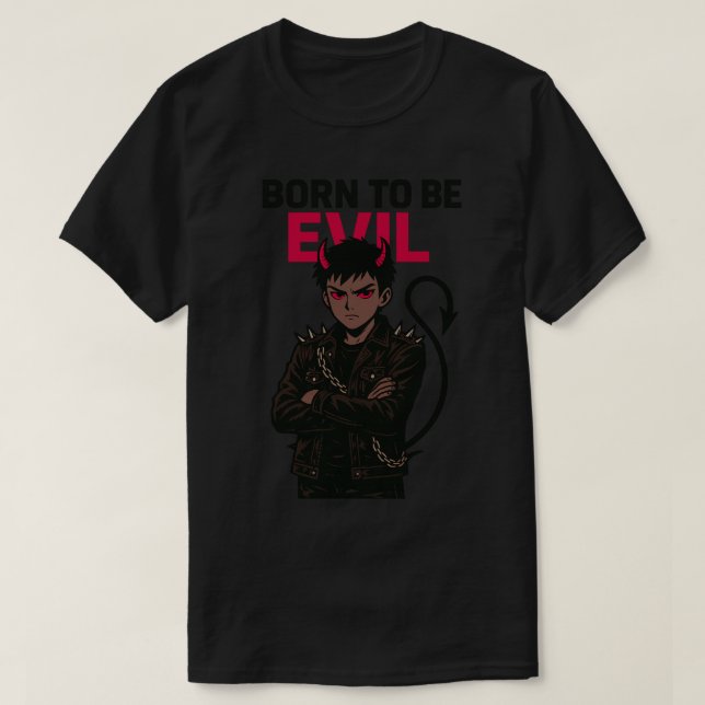 Camiseta Nascer a ser Mau (Frente do Design)