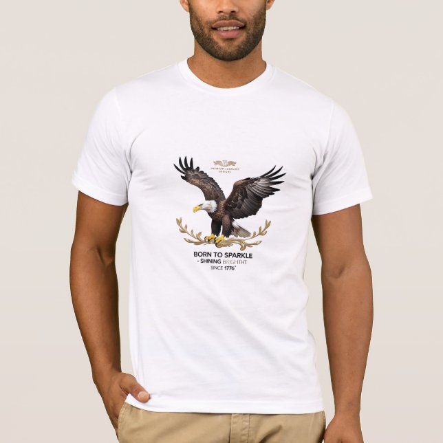 Camiseta Nascer a Sparkle - Equipe Premium de Liberdade de  (Frente)