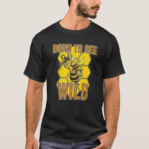 Camiseta Nascer Abelha Amarelo Selvagem Insetos Floresta Ho