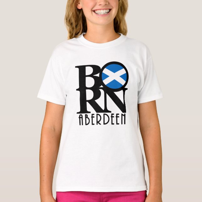 Camiseta NASCER Aberdeen Escócia (Frente)