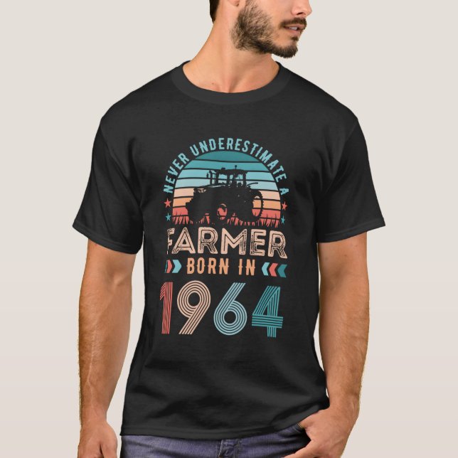 Camiseta Nascer Agrícola Em 1964 60ª Agricultura (Frente)