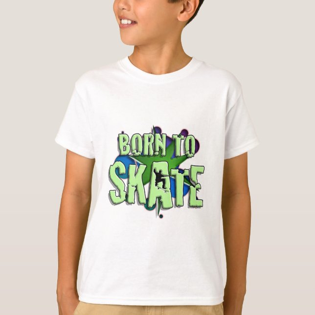 Camiseta nascer ao skate (Frente)