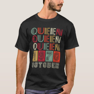 Camiseta Nascer Black Queens em novembro de 1970 para a neg