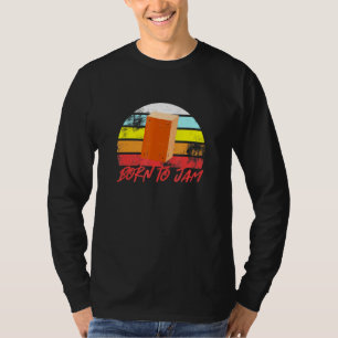 Camiseta Nascer Cajon Para Emperramento Do Drummer Retrovis