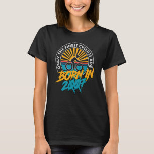 Camiseta nascer ciclista de 16 anos em 2007 16º aniversário