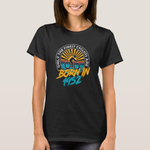 Camiseta nascer ciclista de 71 anos em 1952 71rua Aniversár