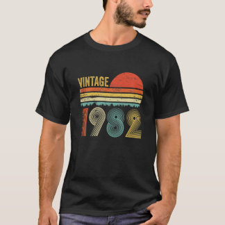 Camiseta nascer Clássico De 40 Anos De Aniversário Gift Vin