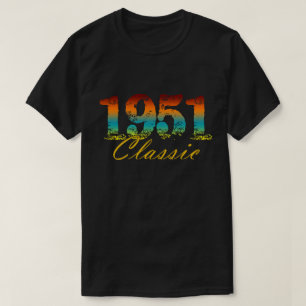 Camiseta Nascer clássico de chá de 1951 em presentes de a