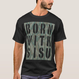 Camiseta Nascer com Sisu Camo 3