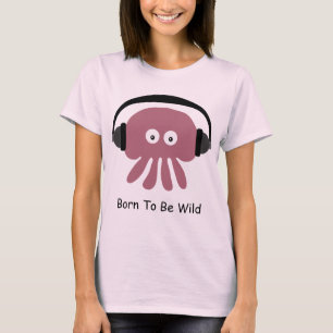 Camiseta Nascer cor-de-rosa do DJ das medusa a ser t-shirt