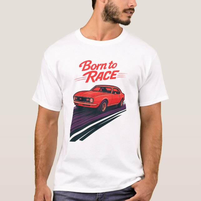 Camiseta Nascer da Camaro T-Shirt Chevrolet 1967 (Frente)