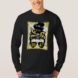 Camiseta Nascer Da Mãe De Girassol Em 1947