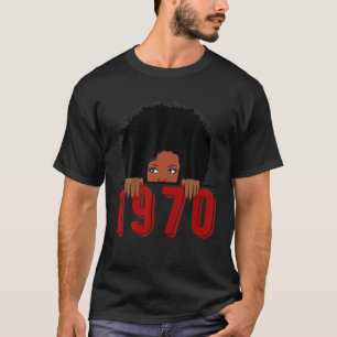 Camiseta Nascer Da Rainha Negra Em 1970, 49º aniversário