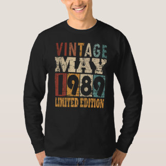 Camiseta nascer De 1989 Em Maio