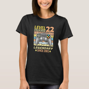 Camiseta nascer de 22 anos de jogador em 2001