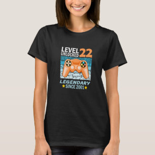 Camiseta nascer de 22 anos para jogadores de aniversário no
