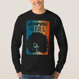 Camiseta Nascer de 23 de outubro a 22 de novembro de Birthd