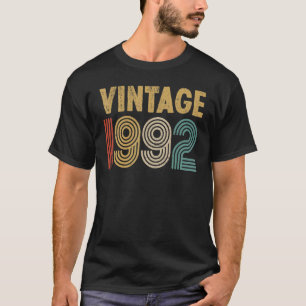 Camiseta nascer de 31 anos em 1992 Vintage 31º aniversário