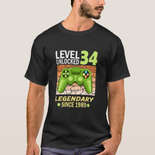 Camiseta nascer de 34 anos para jogadores em 1989 1