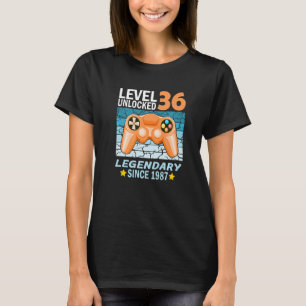 Camiseta nascer de 36 anos para jogadores em 1987 3