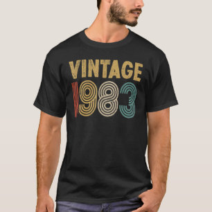 Camiseta nascer de 40 anos em 1983