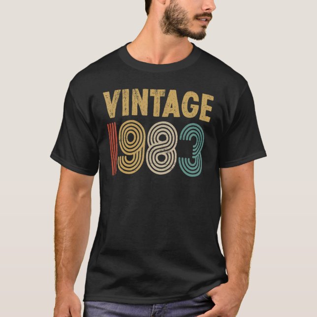 Camiseta nascer de 40 anos em 1983 (Frente)