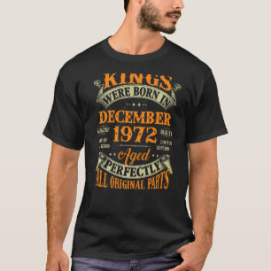 Camiseta Nascer De 50º Aniversário Do Mens Em Dezembro De 1