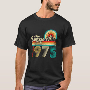 Camiseta nascer De 50 Anos Em 1975 50º Nascimento