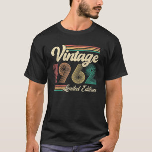 Camiseta nascer De 60 Anos Em 1962 Vintage 60º Aniversário 