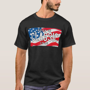 Camiseta nascer de 82 anos em 1940 Classic Car 82º aniversá