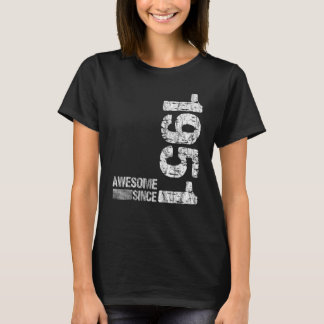 Camiseta Nascer de aniversário de 1951 Incrível desde 1951
