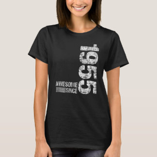 Camiseta Nascer de aniversário de 1955 Incrível desde 1955 