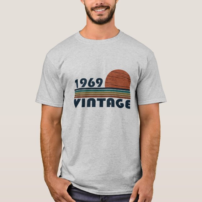 Camiseta Nascer de aniversário de 1969 (Frente)