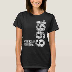 Camiseta Nascer de aniversário de 1969 Incrível desde 1969 
