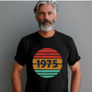 Camiseta Nascer de aniversário de 1975