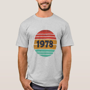 Camiseta Nascer de aniversário de 1978