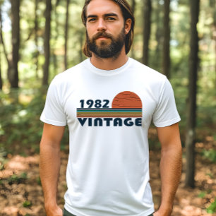 Camiseta Nascer de aniversário de 1982