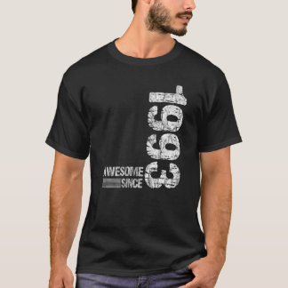 Camiseta Nascer de aniversário de 1993 Incrível desde 1993