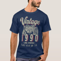 Nascer De Aniversário Do Vintage Trator Farmer Em