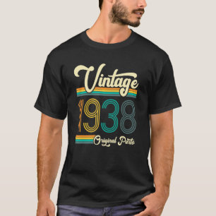 Camiseta Nascer De Aniversário Em 1938
