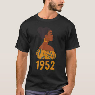 Camiseta Nascer De Aniversário Em 1952, 70 Anos, Mulheres N