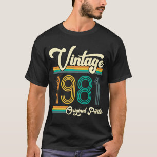 Camiseta Nascer de aniversário em 1981